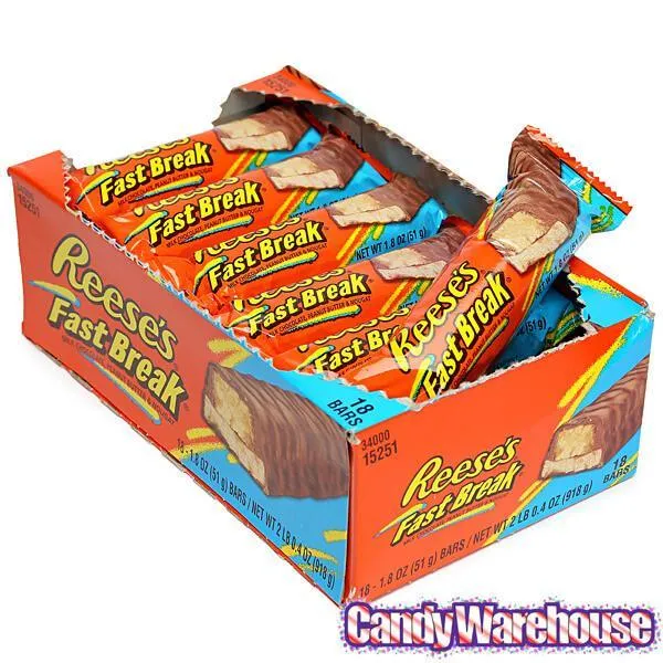 Reese's Fast Break Candy Bars: 18-Piece Box - Image 2