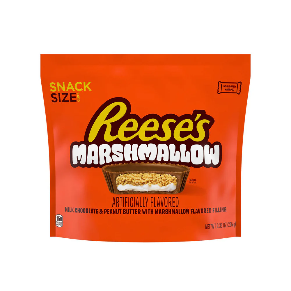 Reese’s Marshmallow Peanut Butter Cups Snack Size: 9.35-Ounce Bag