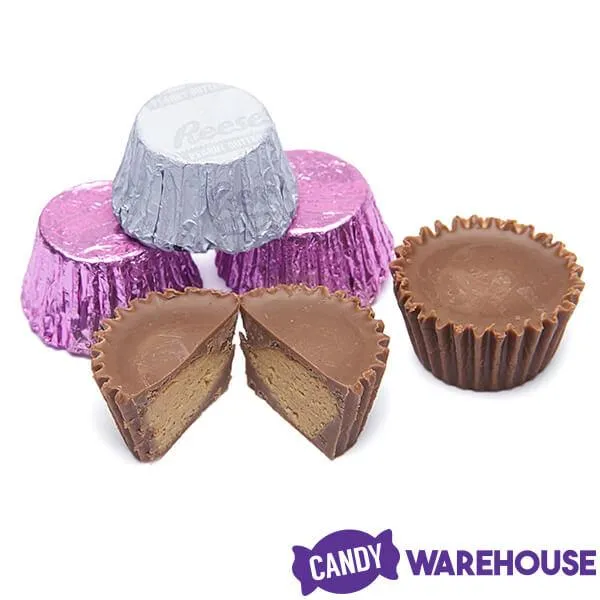 Reeses Peanut Butter Cups Color Combo - Pink and White: 400-Piece Box - Image 3