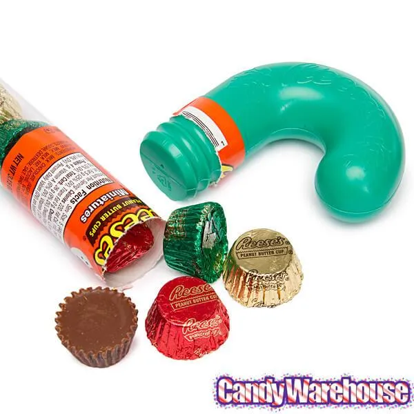Reese's Peanut Butter Cups Miniatures Filled Tubular Candy Cane - Image 4