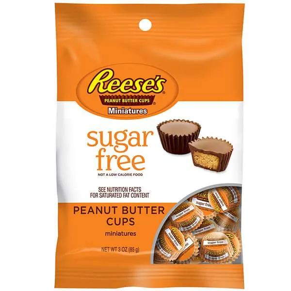 Reeses Sugar Free Mini Peanut Butter Cups: 120-Piece Box - Image 2