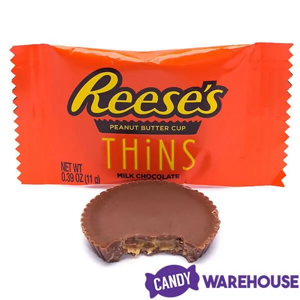 Reese's Thins Milk Chocolate Peanut Butter Cups Candy: 7.37-Ounce Bag - Image 4