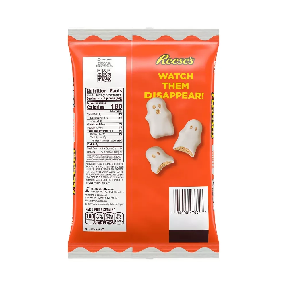 Reese's White Peanut Butter Ghosts Snack Size Packs: 16-Piece Bag - Image 3