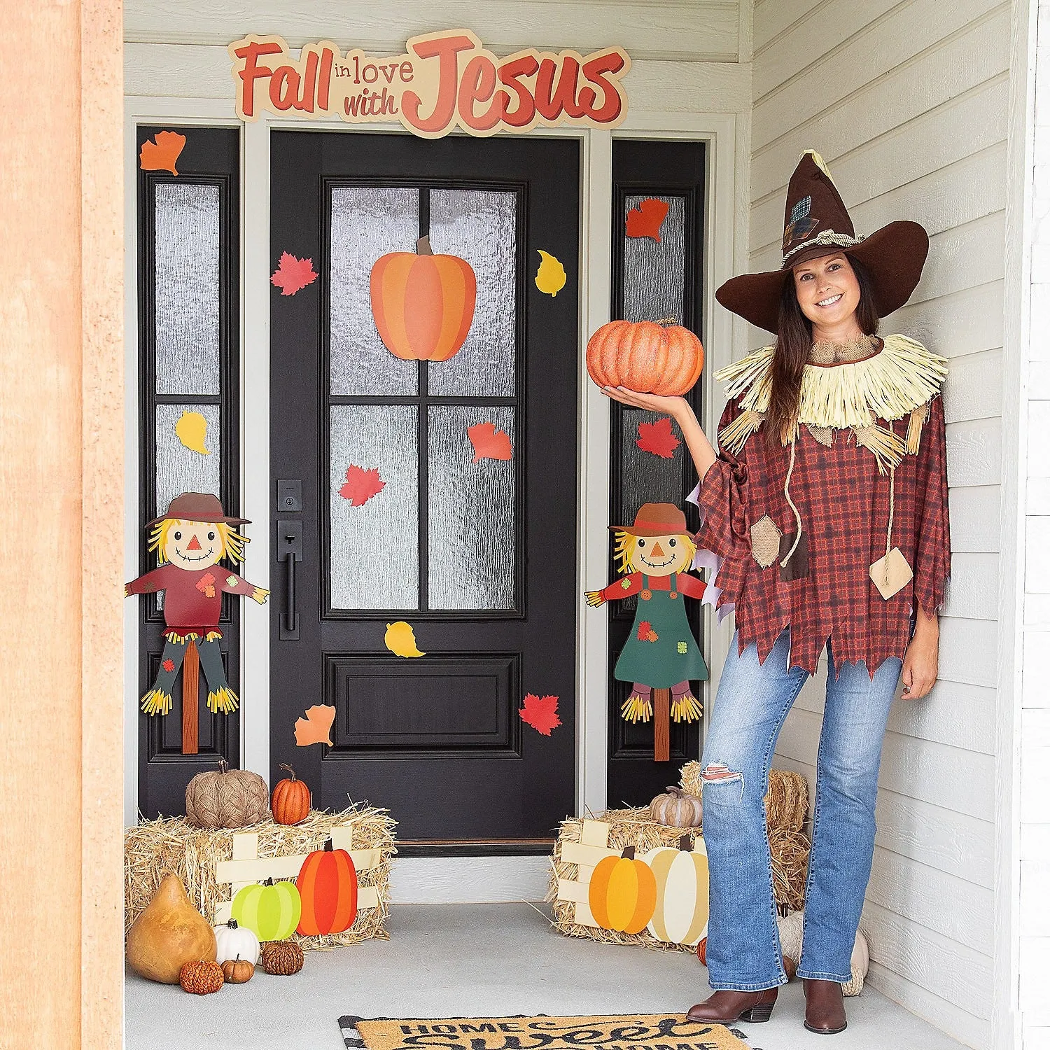 Religious Scarecrow Trunk-or-Treat Decorating Kit - Image 2