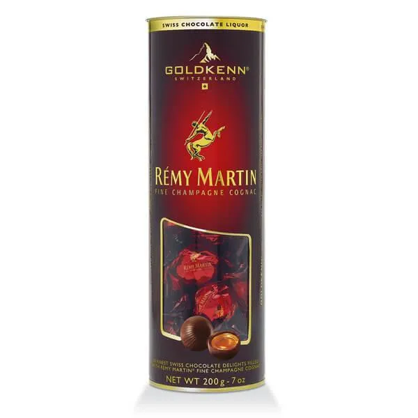 Remy Martin Fine Champagne Cognac Liquor Filled Chocolates: 20-Piece Tube - Image 4