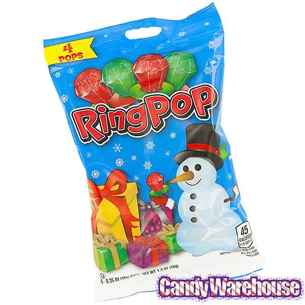 Ring Pops Christmas 4-Packs: 12-Piece Box - Image 3