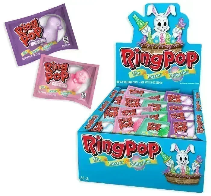 Ring Pops Easter: 36-Piece Box