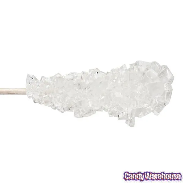 Rock Candy Swizzle Sticks - White - Unwrapped: 100-Piece Box - Image 7