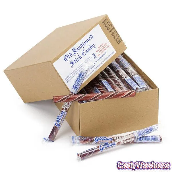 Old Fashioned Hard Candy Sticks - Root Beer: 80-Piece Box - Image 4