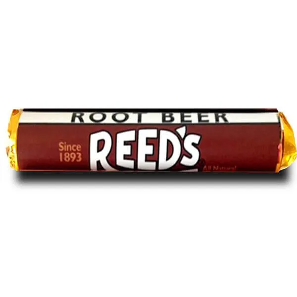 Reed's Hard Candy Rolls - Root Beer: 24-Piece Box - Image 3