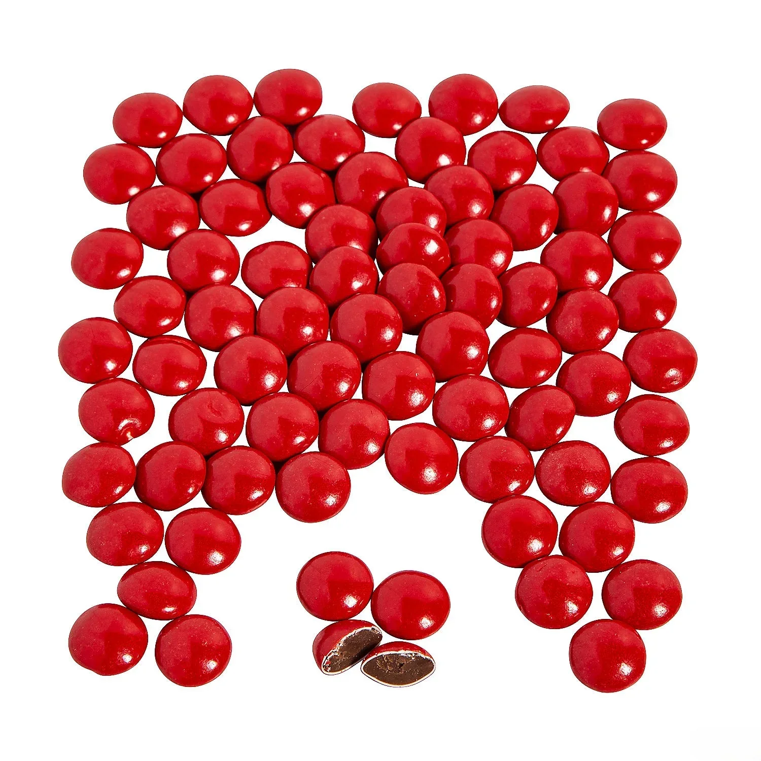 Milk Chocolate Gems - Red: 2LB Bag