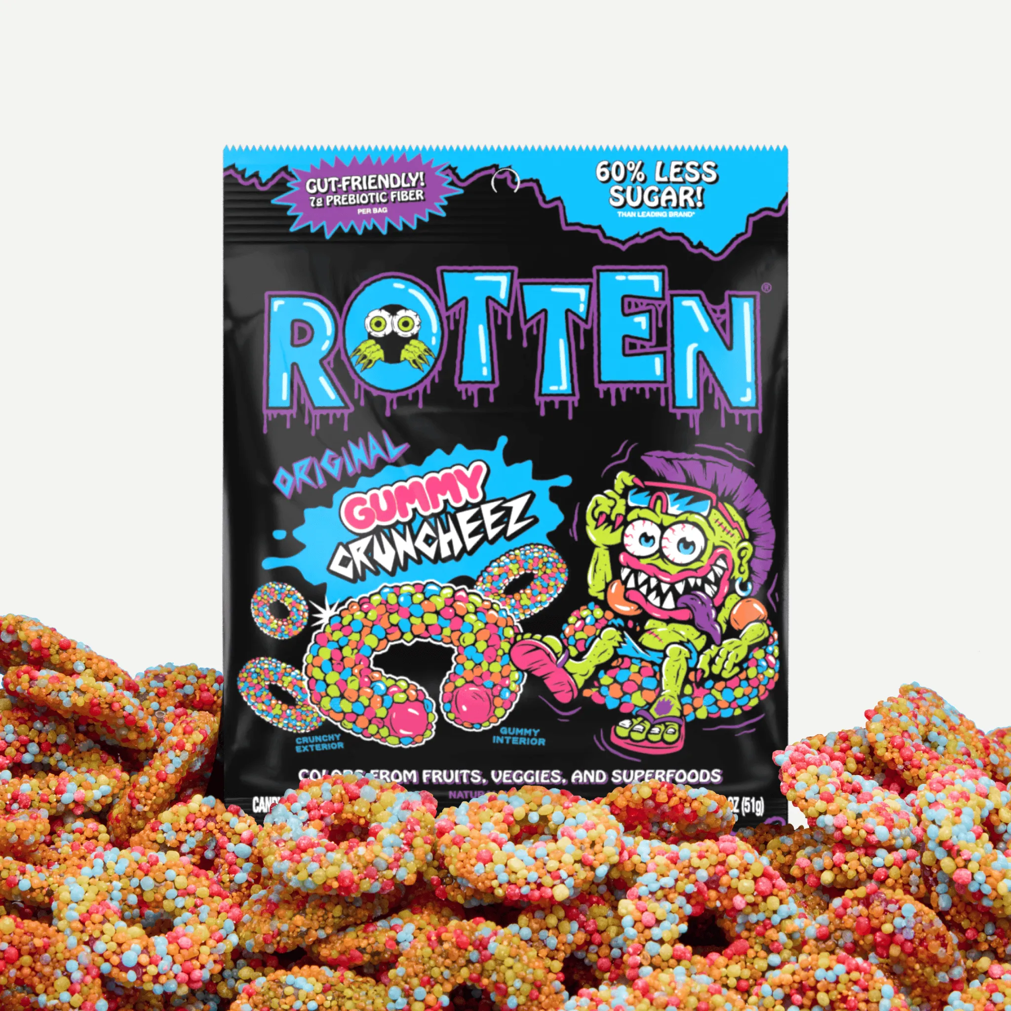 Rotten Gummy Cruncheez, 1.8 Ounce Single Serve - Image 7