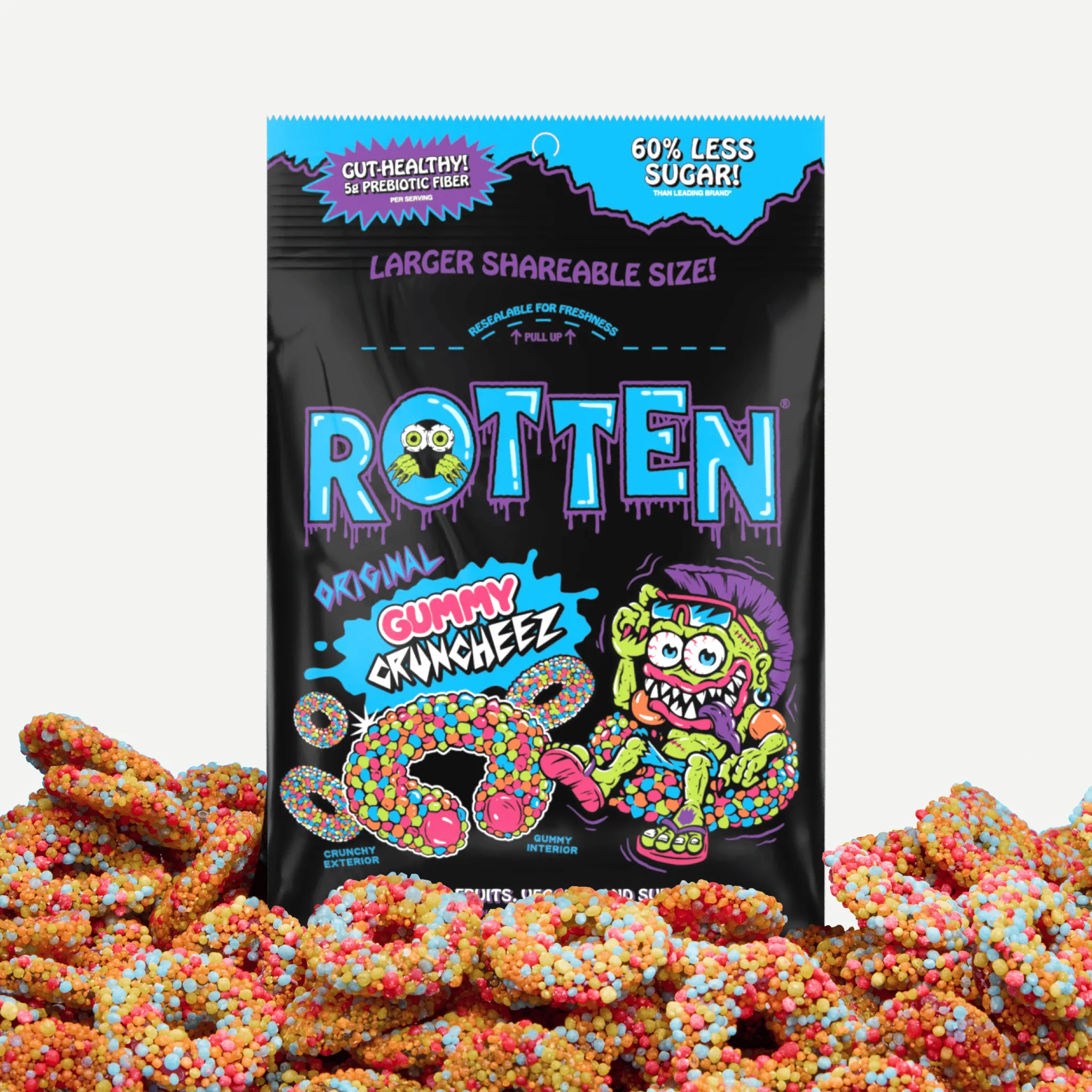 Rotten Gummy Cruncheez, 5.3 Ounce XL Share Size - Image 7