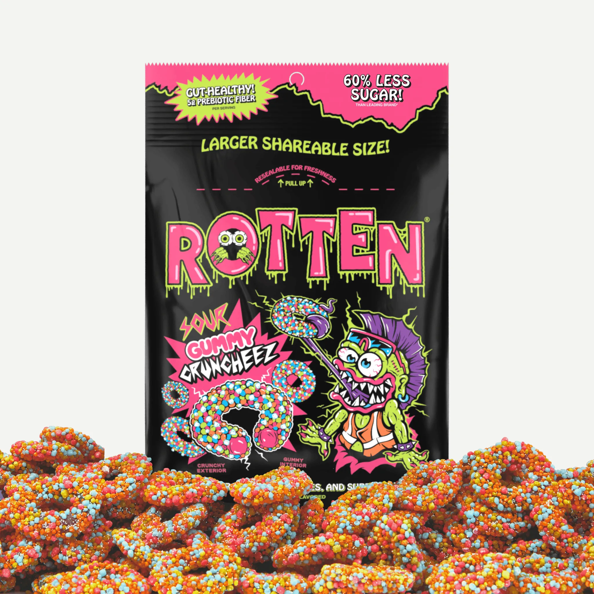 Rotten Gummy Cruncheez, 5.3 Ounce XL Share Size - Image 8