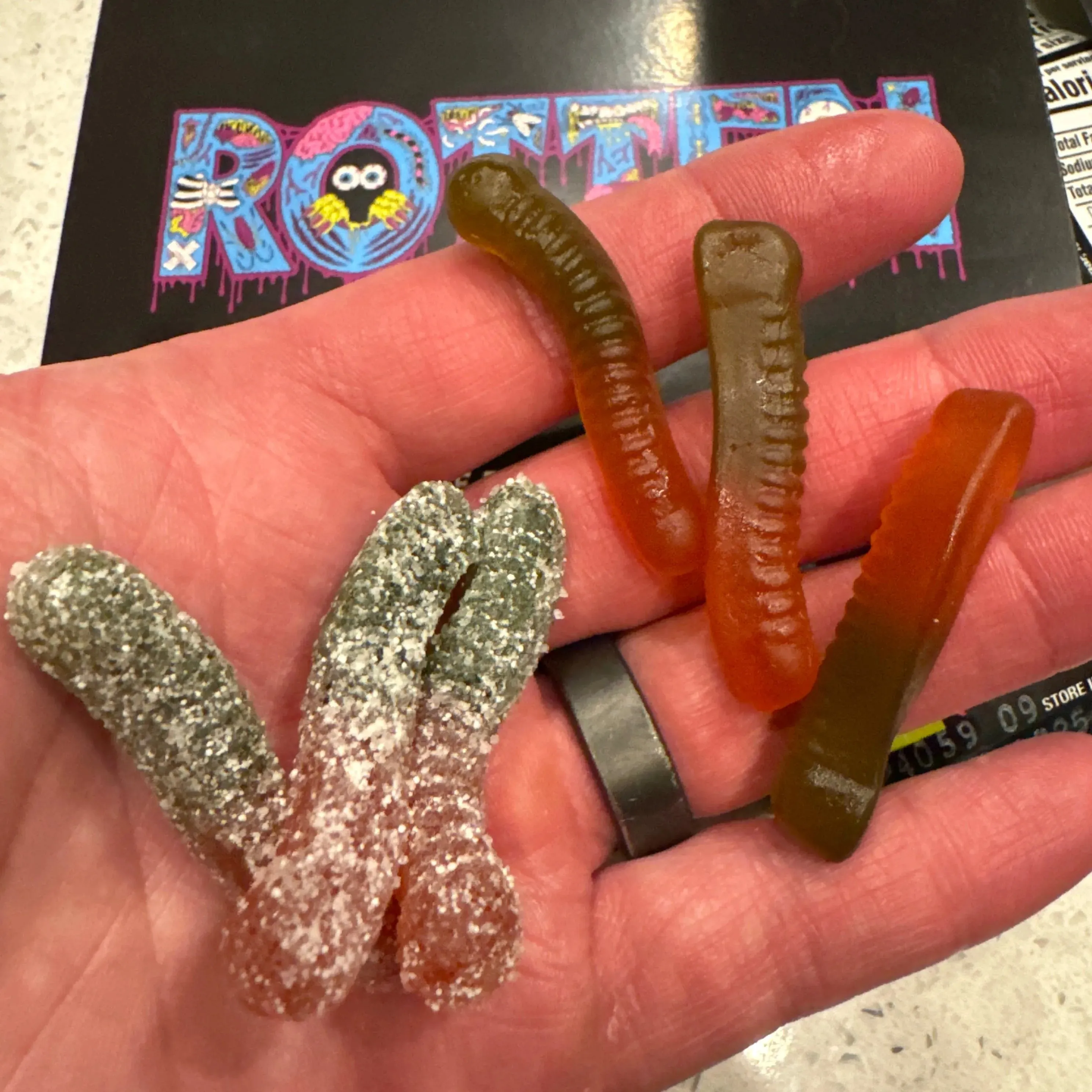 Rotten Gummy Worms: 5.3-Ounce Resealable Bags - Image 7