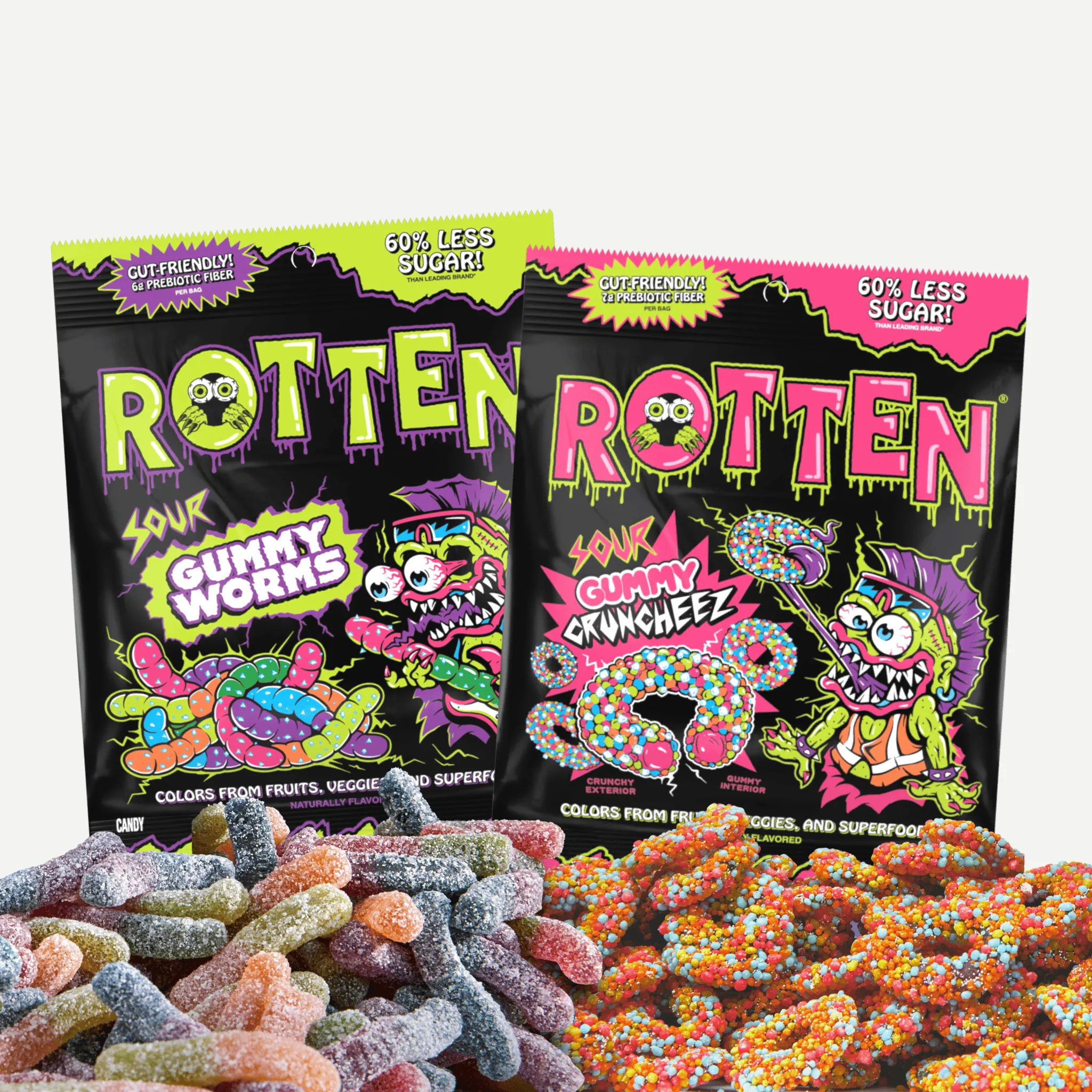 Rotten Sour Variety Pack, 1.8 Ounce Single Serve