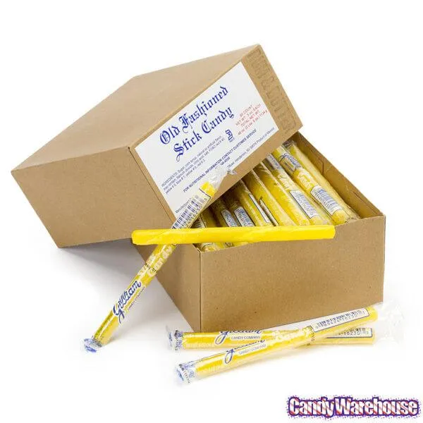 Old Fashioned Hard Candy Sticks - Rum & Butter: 80-Piece Box - Image 4
