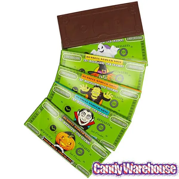 Russell Stover Monster Money Halloween Chocolate Bars: 24-Piece Box - Image 3