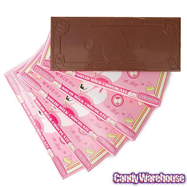 Russell Stover One in a Billion Dollar Chocolate Bars - Its A Girl: 18-Piece Box - Image 2