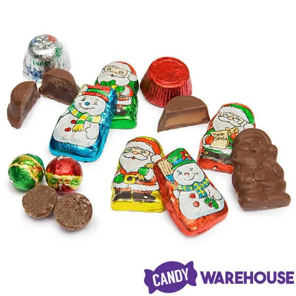 Palmer Santa's Merry Mix of Chocolate Candy: 2.75LB Bag - Image 4