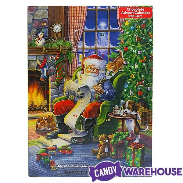 Santa's Naughty or Nice List Chocolate Advent Calendar - Image 4