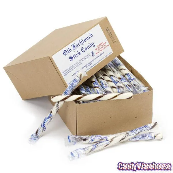 Old Fashioned Hard Candy Sticks - Sassafras: 80-Piece Box - Image 4