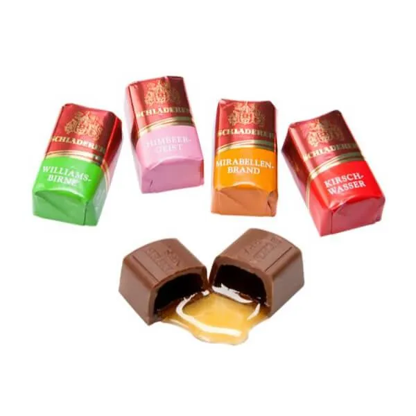Schladerer Fruit Brandy Filled Chocolates Assortment: 9-Ounce Box - Image 2