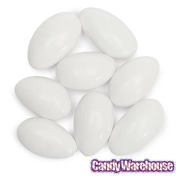 Sconza Jordan Almonds - White: 10LB Case - Image 4