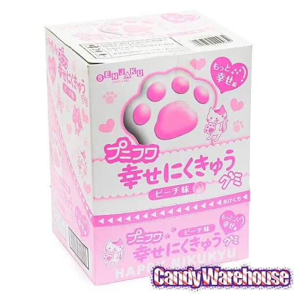 Senjaku Panda Paws Gummy Candy Packs - Peach: 6-Piece Box - Image 5
