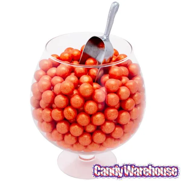 Shimmer Pearl Orange 1-Inch Gumballs: 2LB Bag - Image 3