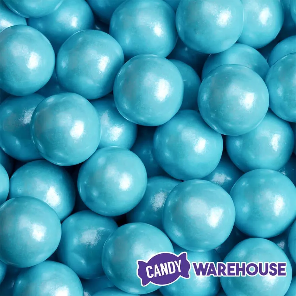 Shimmer Pearl Powder Blue 1-Inch Gumballs: 12LB Case - Image 2