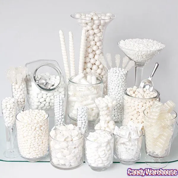 Shimmer Pearl White 1-Inch Gumballs: 12LB Case - Image 6