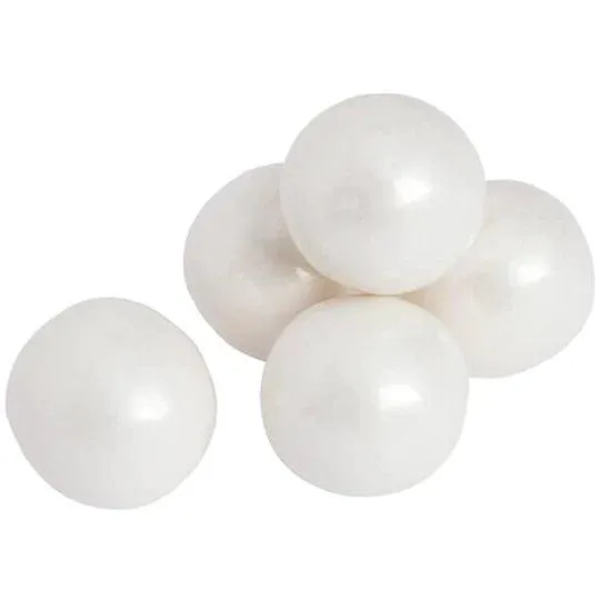 Shimmer White Fruit Gumballs Wrapped: 4-Bag Case - Image 2