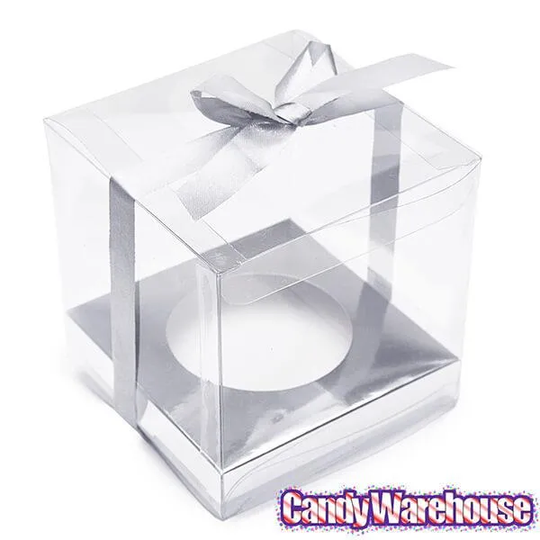 Silver Clear Favor Box Kits: 20-Piece Set - Image 2