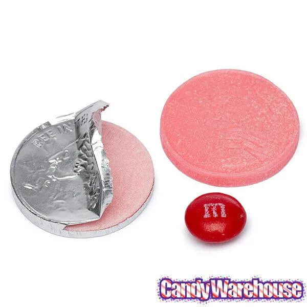 Bee International Silver and Copper Foiled Bubble Gum Coins: 100-Piece Bag - Image 2