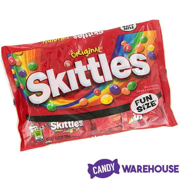 Skittles Candy Fun Size Packs - Original: 20-Piece Bag - Image 4
