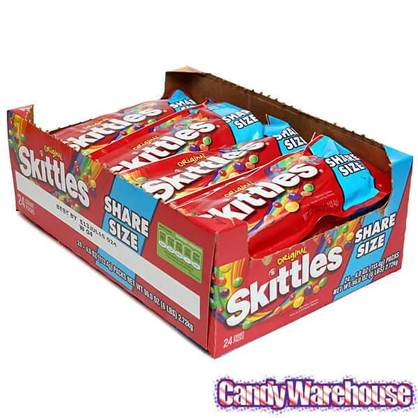 Skittles Candy King Size Packs - Original: 24-Piece Box - Image 4