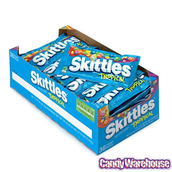 Skittles Candy Packs - Tropical: 36-Piece Box - Image 3