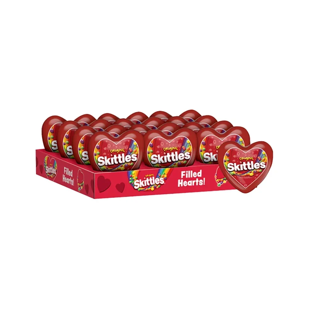 Skittles Original Candy Filled Plastic Hearts: 12-Piece Display - Image 2