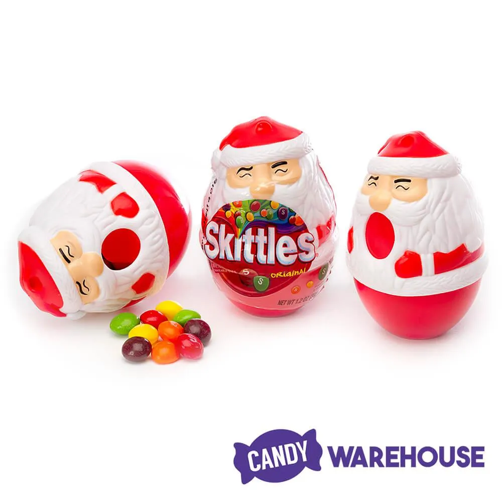 Skittles Twist 'n Pour Santa Candy Dispensers: 12-Piece Box - Image 2
