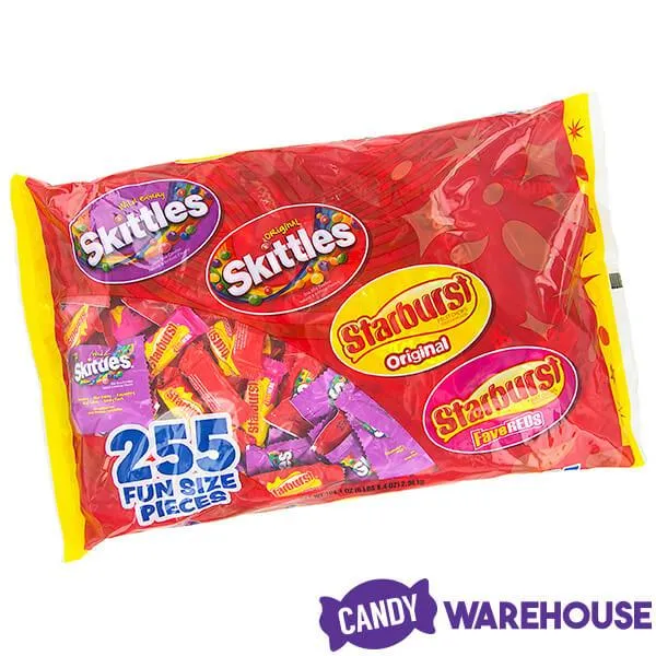 Skittles - Starburst Fun Size Treats: 255-Piece Bag - Image 2