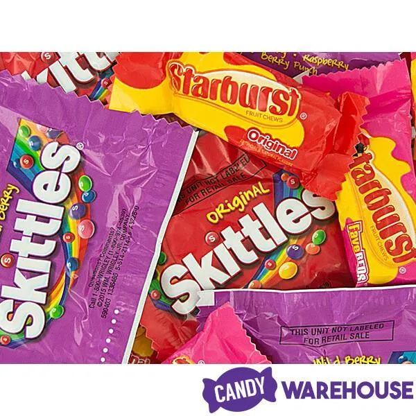 Skittles - Starburst Fun Size Treats: 255-Piece Bag - Image 4