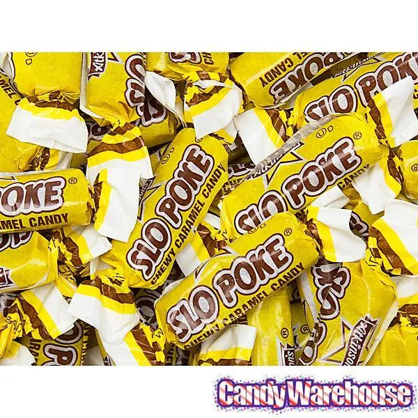 Slo Poke Bite-Size Caramel Candy: 160-Piece Tub - Image 3
