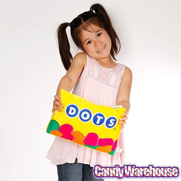 Small Plush Candy Pillow - Dots - Image 2