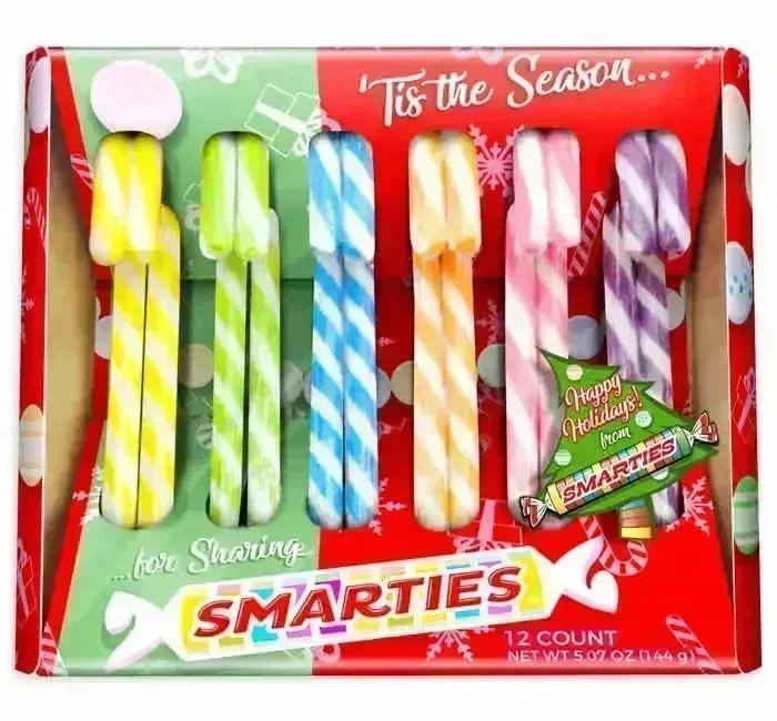 Smarties Candy Canes: 288CT Case