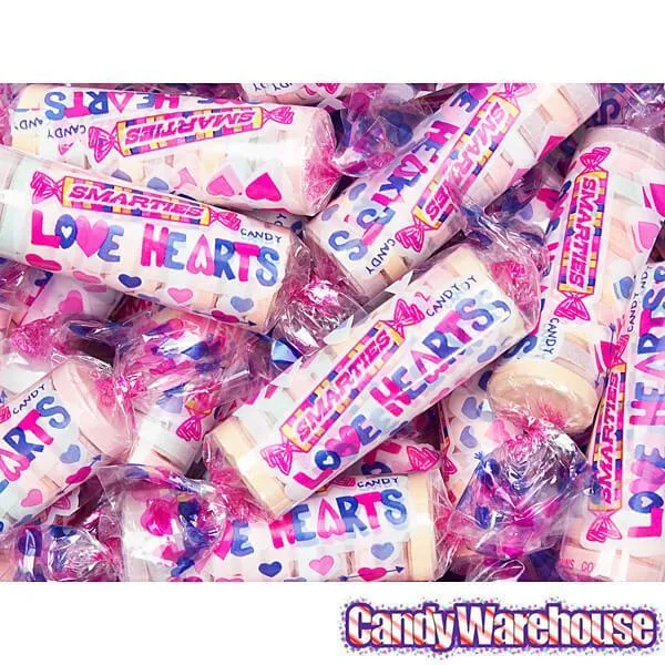 Smarties Love Hearts Candy Rolls: 5LB Bag - Image 3