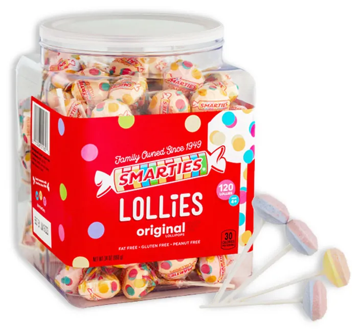 Smarties Original Lollies: 120-Piece Tub