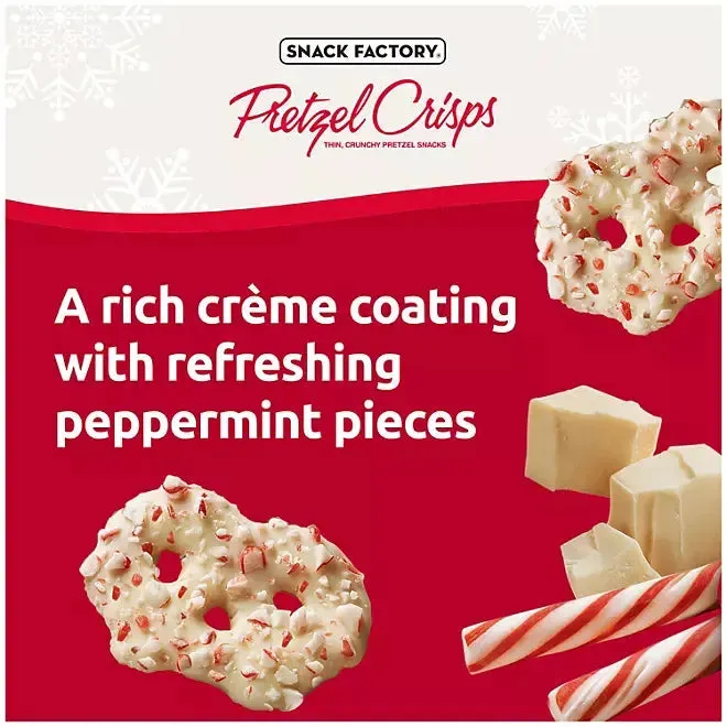 Snack Factory White Creme & Peppermint Covered Pretzels: 20-Ounce Bag - Image 2