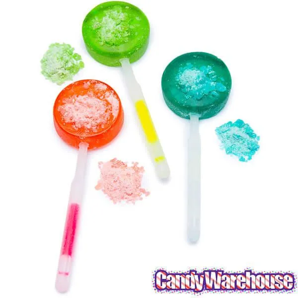 Snap-n-Glow Lollipop with Popping Powder Candy Packs: 18-Piece Display - Image 4