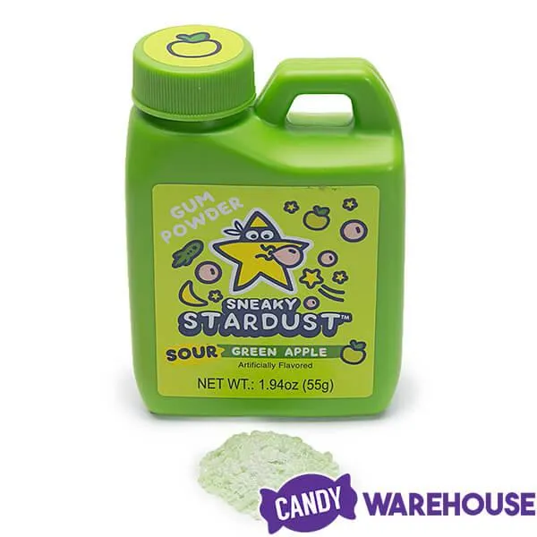 Sneaky Stardust Sour Gum Powder Bubble Jugs: 12-Piece Box - Image 3